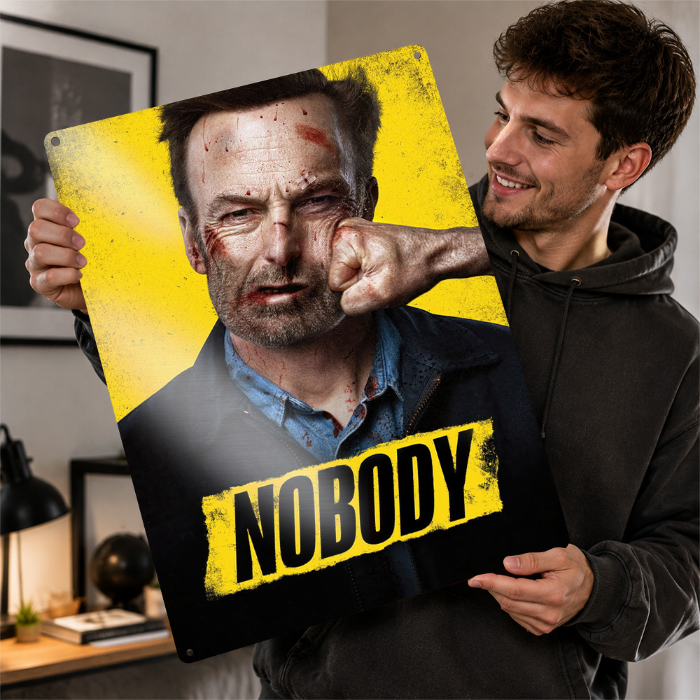 Home Cinema Films - Nobody Movie Metal Poster Cinema Wall