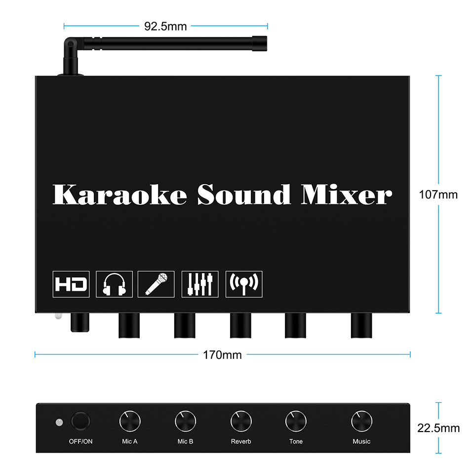 HDMI Karaoke Player Mixer Home - đánh giá và giá Soundbar Bluetooth Home
