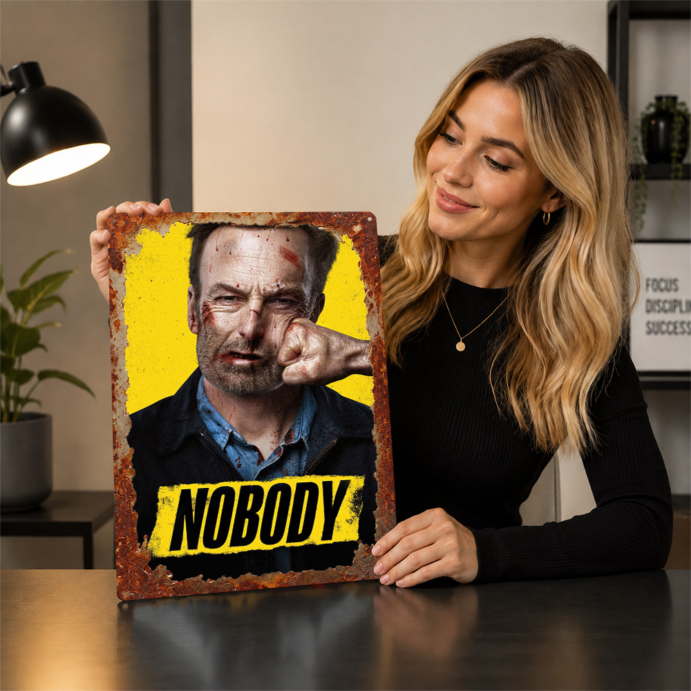 Nobody Movie Metal Poster Cine - đánh giá và giá Home Cinema Films