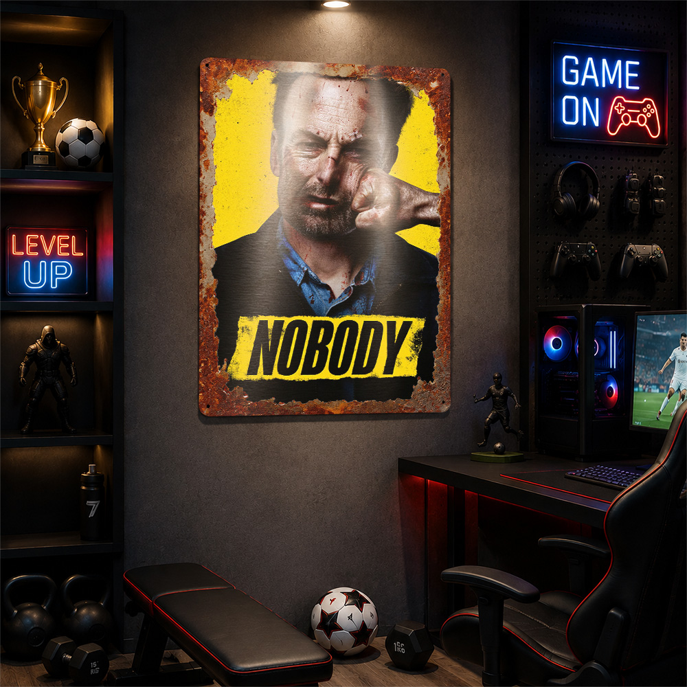 Nobody Movie Metal Poster Cine - đánh giá và giá Home Cinema Films