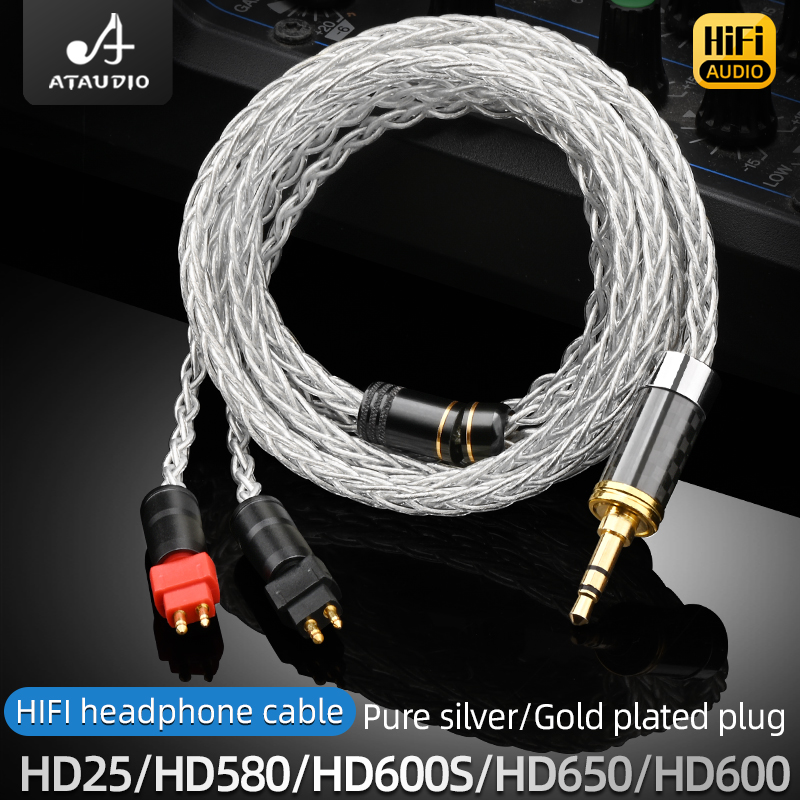 ATAUDIO HiFi Pure Silver 2.5mm - đánh giá và giá Sennheiser Headphone Hd 25