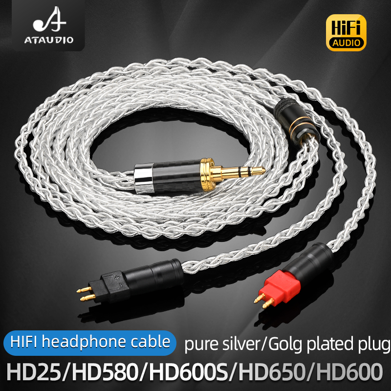 ATAUDIO HiFi Pure Silver 2.5mm - đánh giá và giá Sennheiser Headphone Hd 25