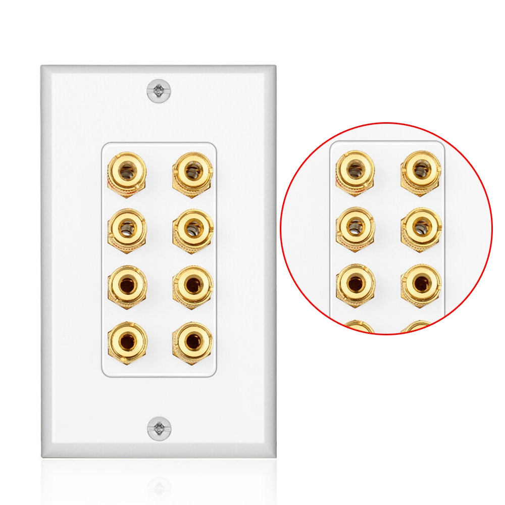 A68Z 8 Posts Speaker Wall Plat - đánh giá và giá Home Cinema Theatre