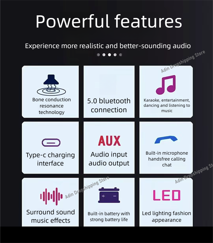 Adin 26w Vibration Bluetooth S - đánh giá và giá Soundbar Bluetooth Home